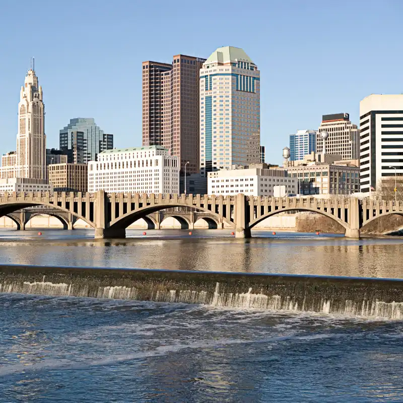 Columbus skyline for AI Trainings