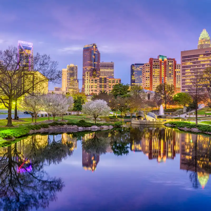 Charlotte skyline for AI Trainings