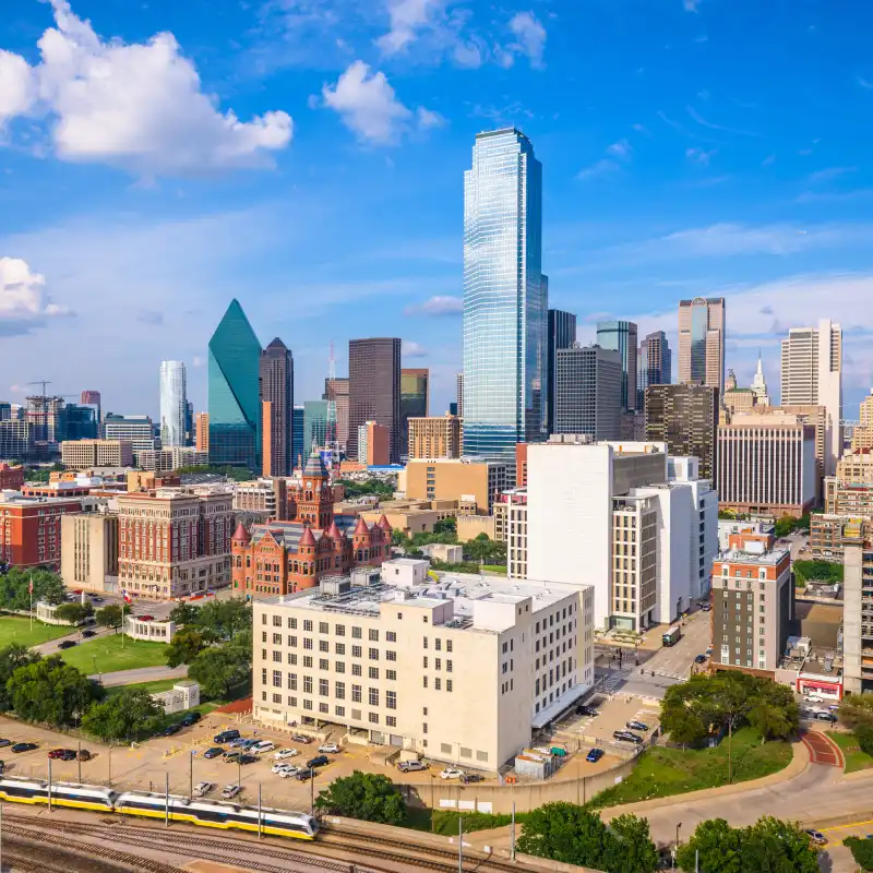 Fort Worth skyline for AI Trainings