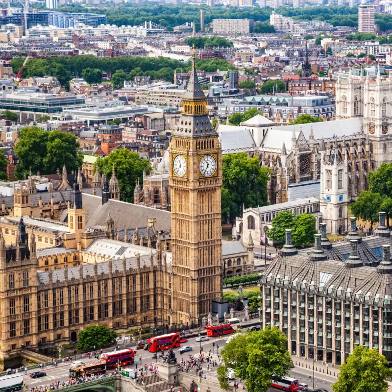 London skyline for AI Trainings