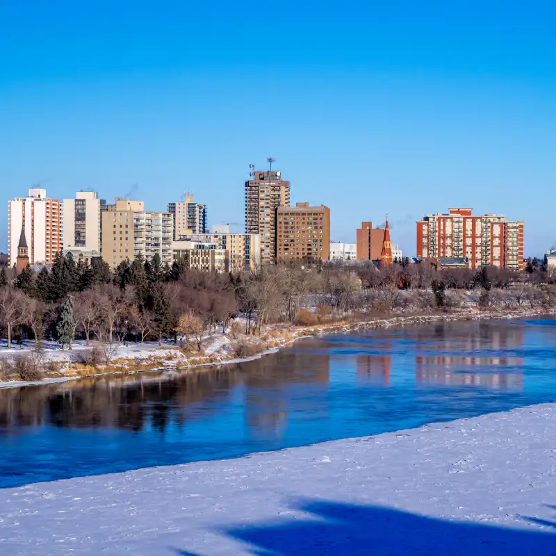 Saskatoon skyline for AI Trainings
