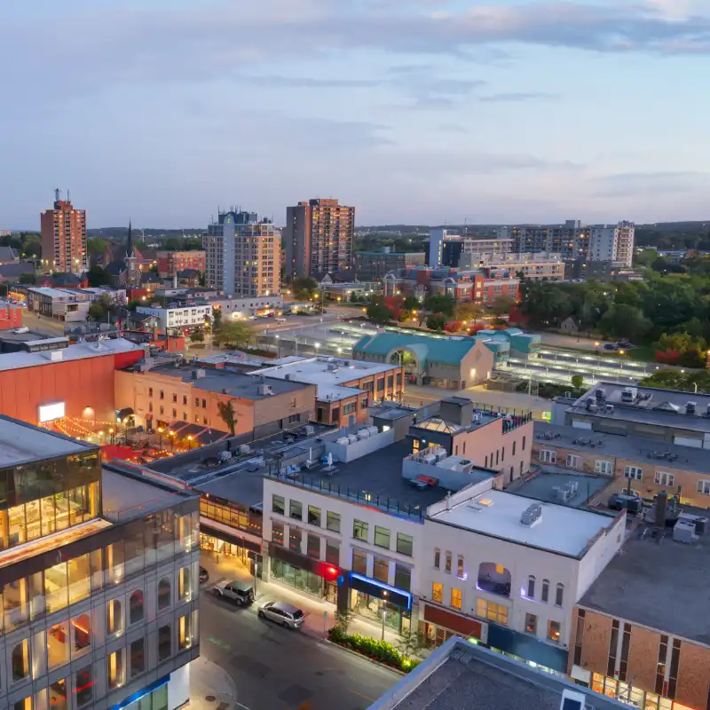 Kitchener skyline for AI Trainings