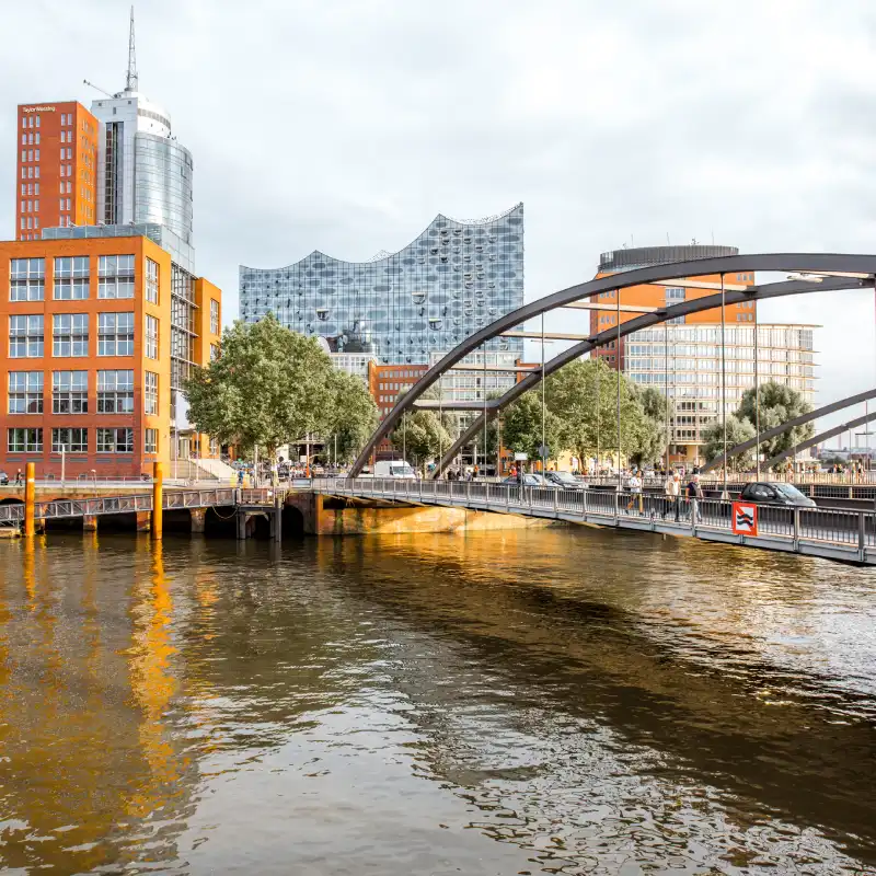 Hamburg skyline for AI Trainings