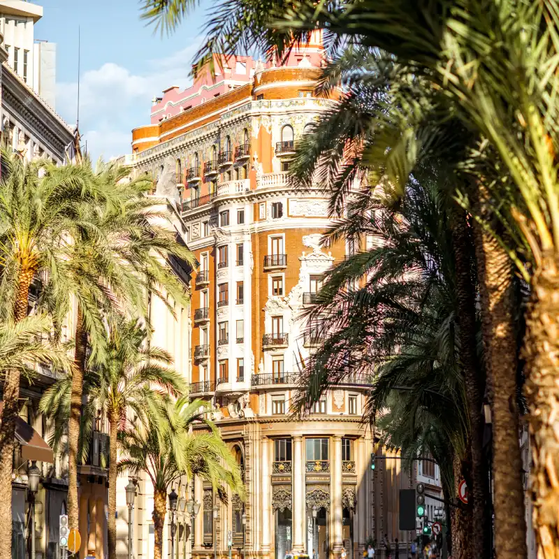 Valencia skyline for AI Trainings