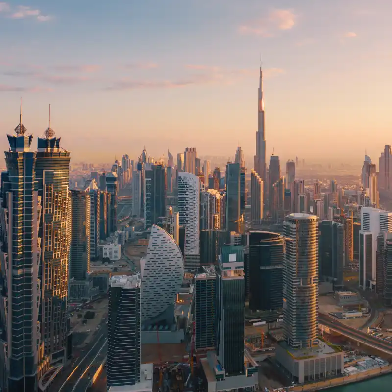 Dubai skyline for AI Trainings