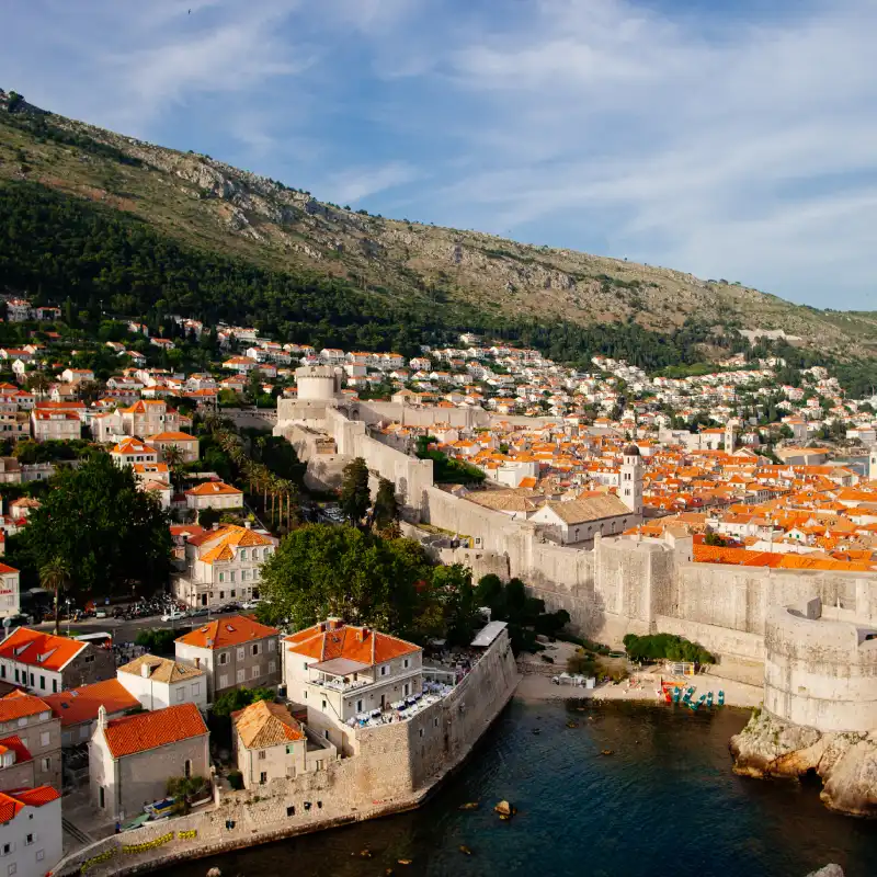 Dubrovnik skyline for AI Trainings