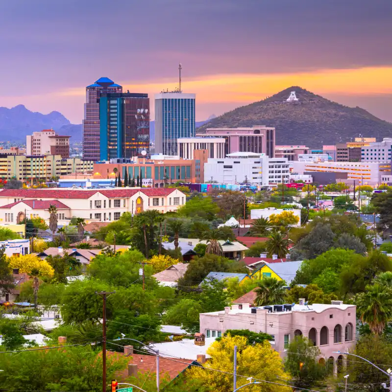 Tucson skyline for AI Trainings