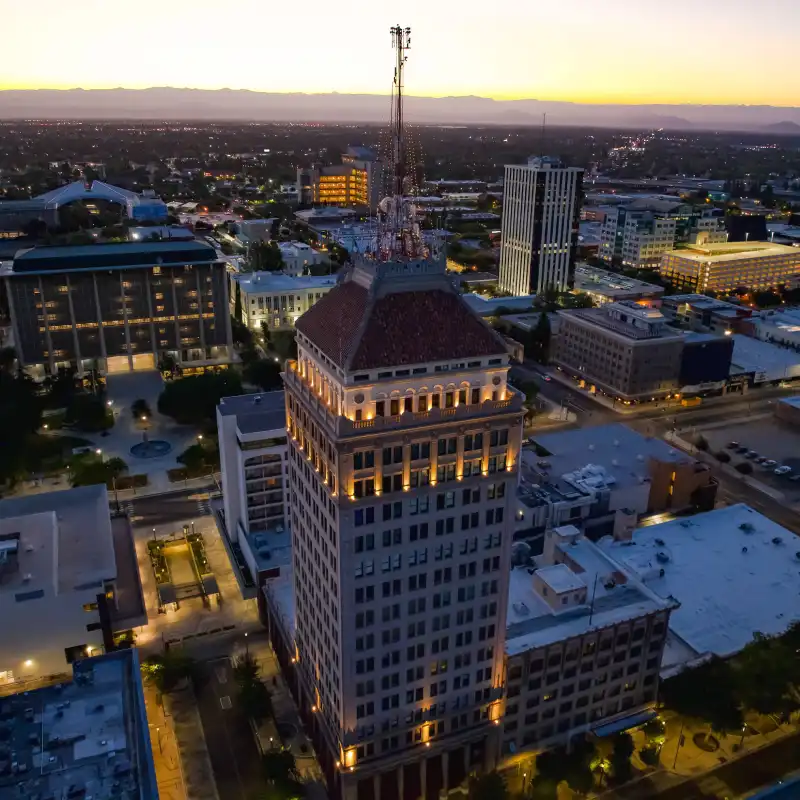 Fresno skyline for AI Trainings