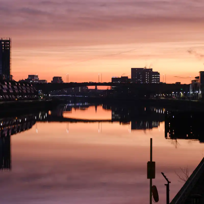 Glasgow skyline for AI Trainings
