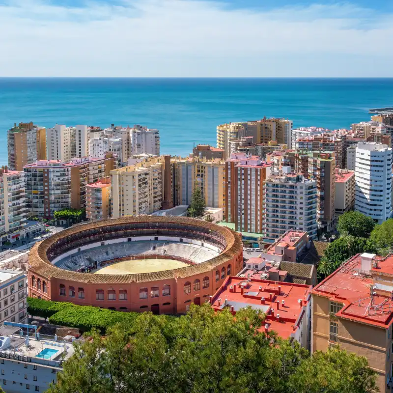 Málaga skyline for AI Trainings