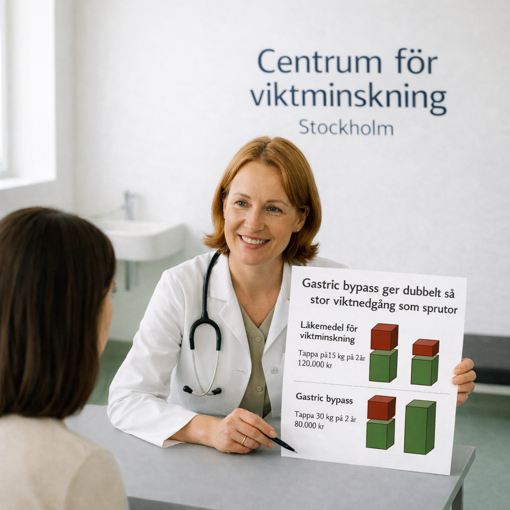 Gastric bypass eller sprutor Stockholm