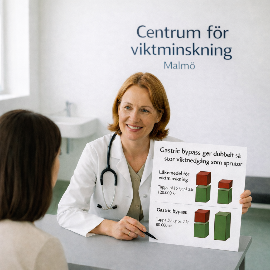 Läkemedel för viktminskning gav inte svaret - gastric bypass kan