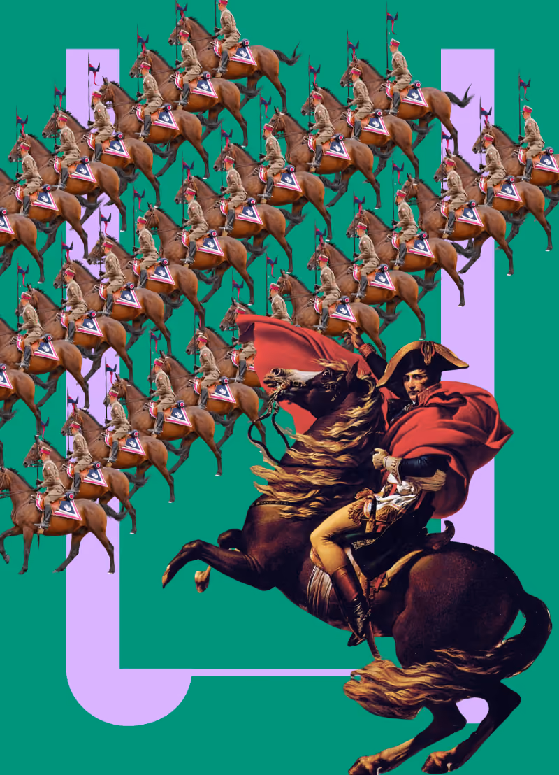 Napoleon trok met een cavalerie van 5000 paarden ten strijde. Stel je dat even voor: 5000 paarden. Wie verzorgt die paarden? Hoe vind je elke dag genoeg eten en drinken voor die paarden? Napoleon zelf heeft ervoor gezorgd dat het beroep van dierenarts is ontstaan. Dierenarts Peter Bols van de UAntwerpen vertelt over hoe hij (en al zijn collega’s) zijn job te danken heeft aan Napoleon en over het protest ertegen.