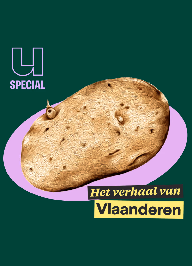 Het Verhaal van Vlaanderen Special - Afl. 7: De aardappel. Kun jij je een leven voorstellen zonder een goed pak frieten op zijn tijd? Nee? Wel, je bent niet de enige. Sterker nog: ons moderne leven zou ondenkbaar zijn zonder de aardappel. ‘Patatkundige’ Yves Segers (KULeuven) legt ons uit wat die kostelijke knol heeft betekent voor onze streken. 