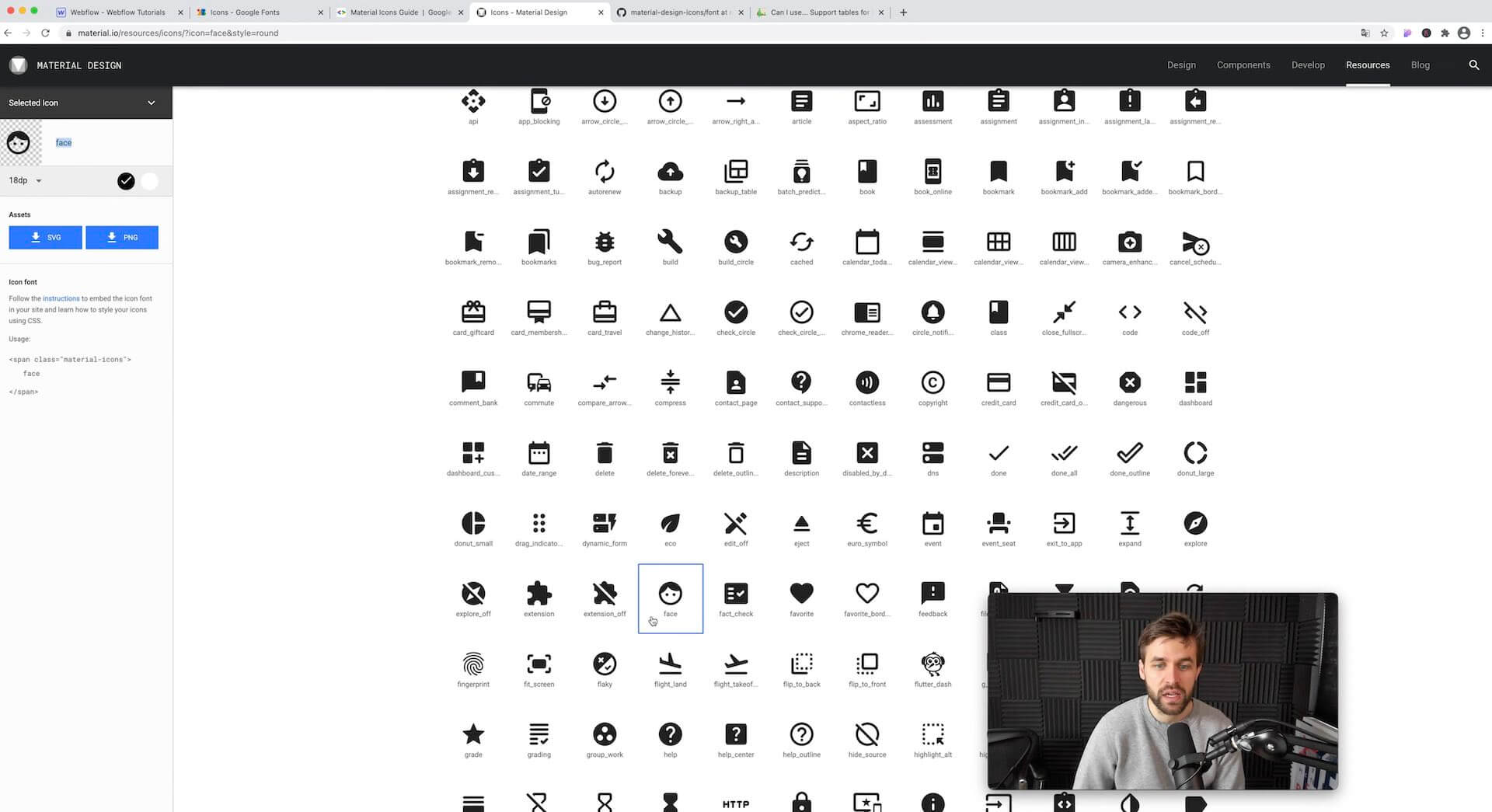 Google Material Design Icons