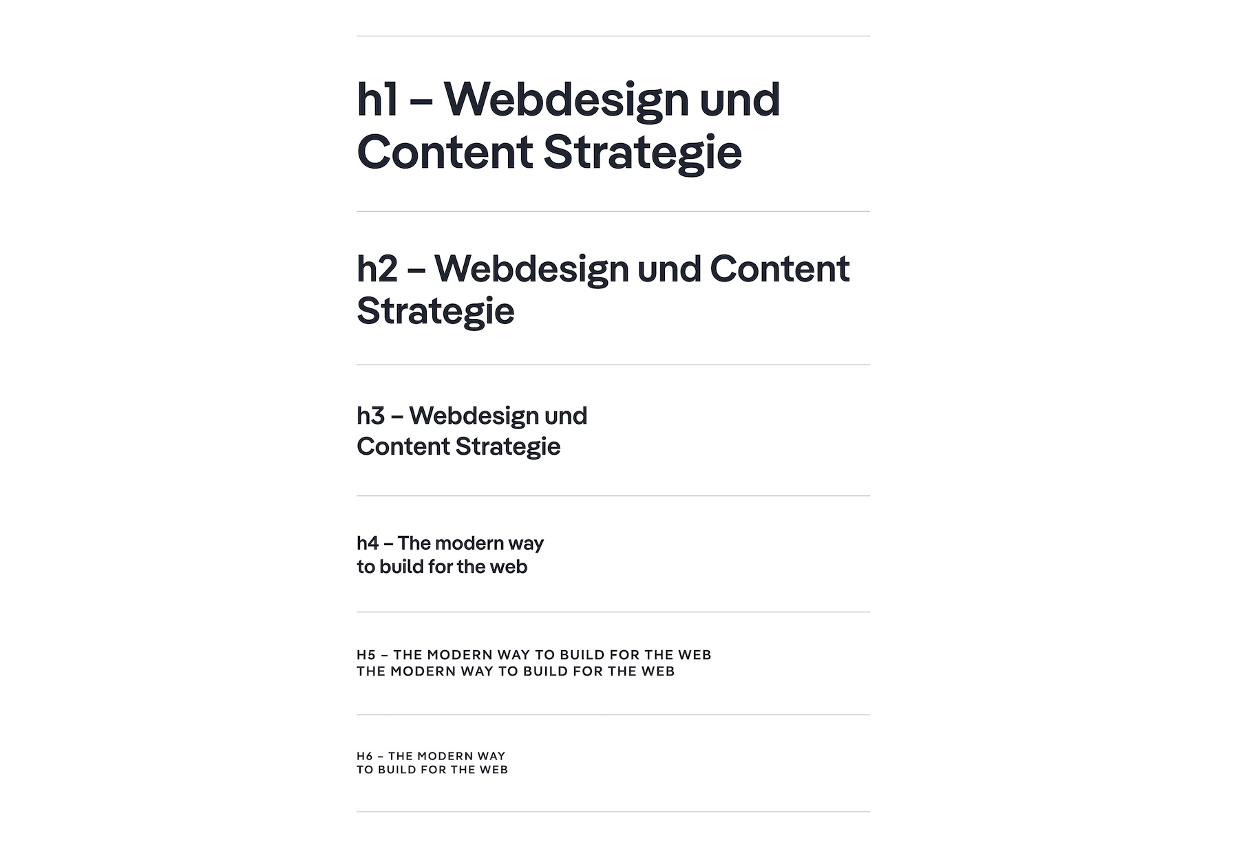 Eine logische Headline Struktur für Suchmaschinen in Webflow