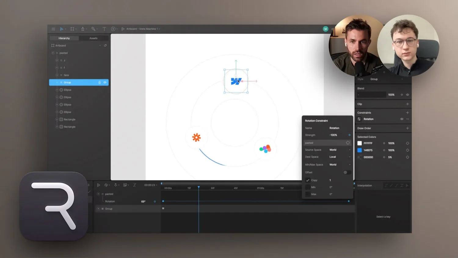 RIVE Crashkurs für Einsteiger: So animierst du Figma-Designs für Webflow