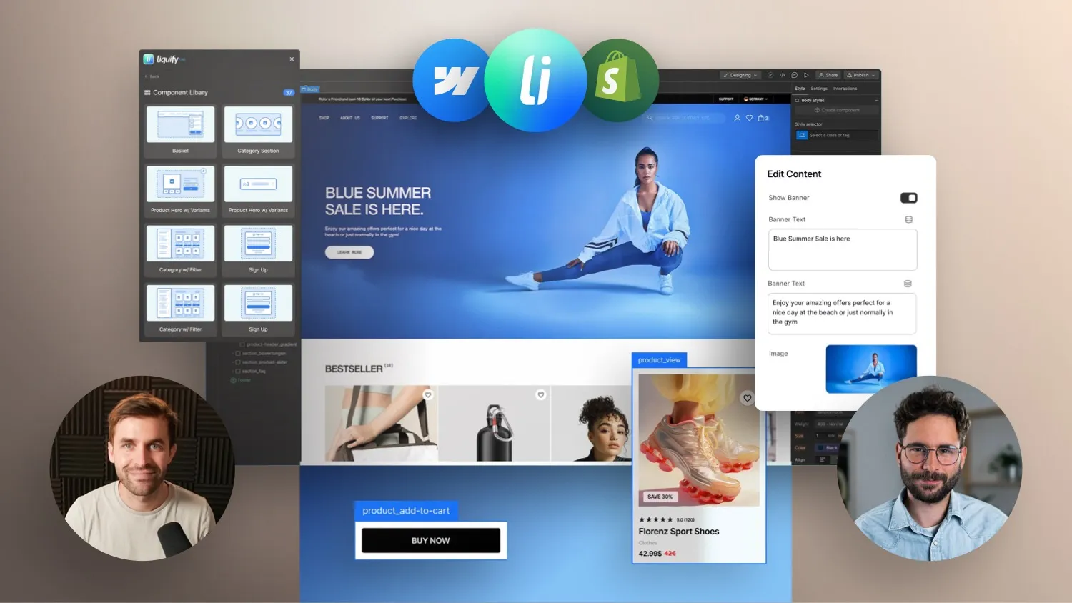 Introduction to Liquiflow — How to build Shopify themes with Webflow