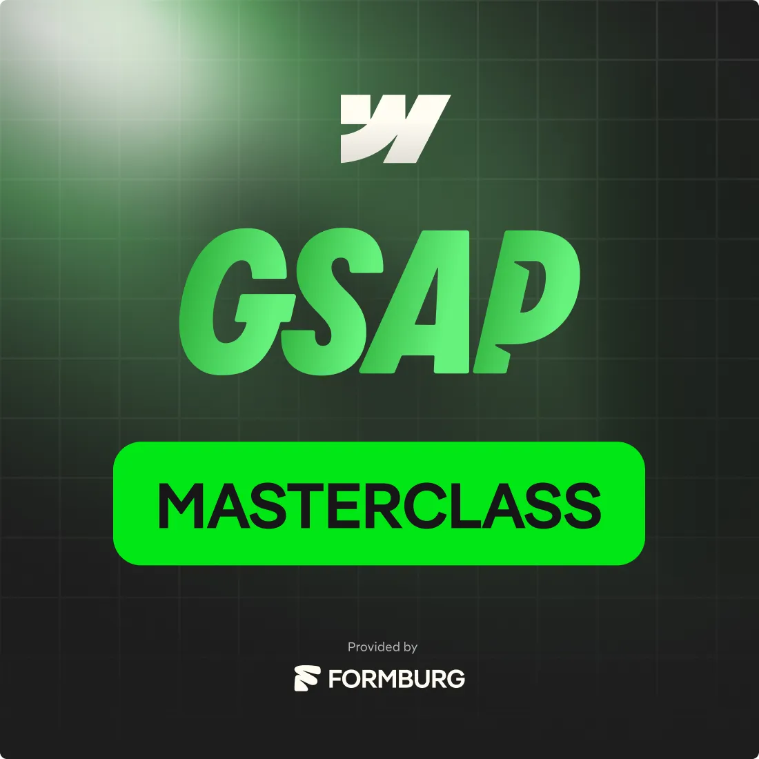 Webflow GSAP Interactions Masterclass