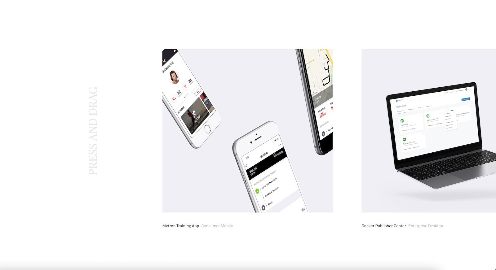 CJ Hersh Portfolio Website Layout