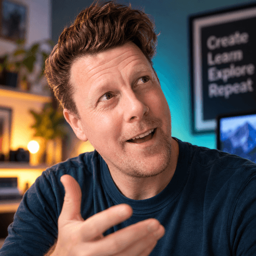 Creative software trainer Simon King