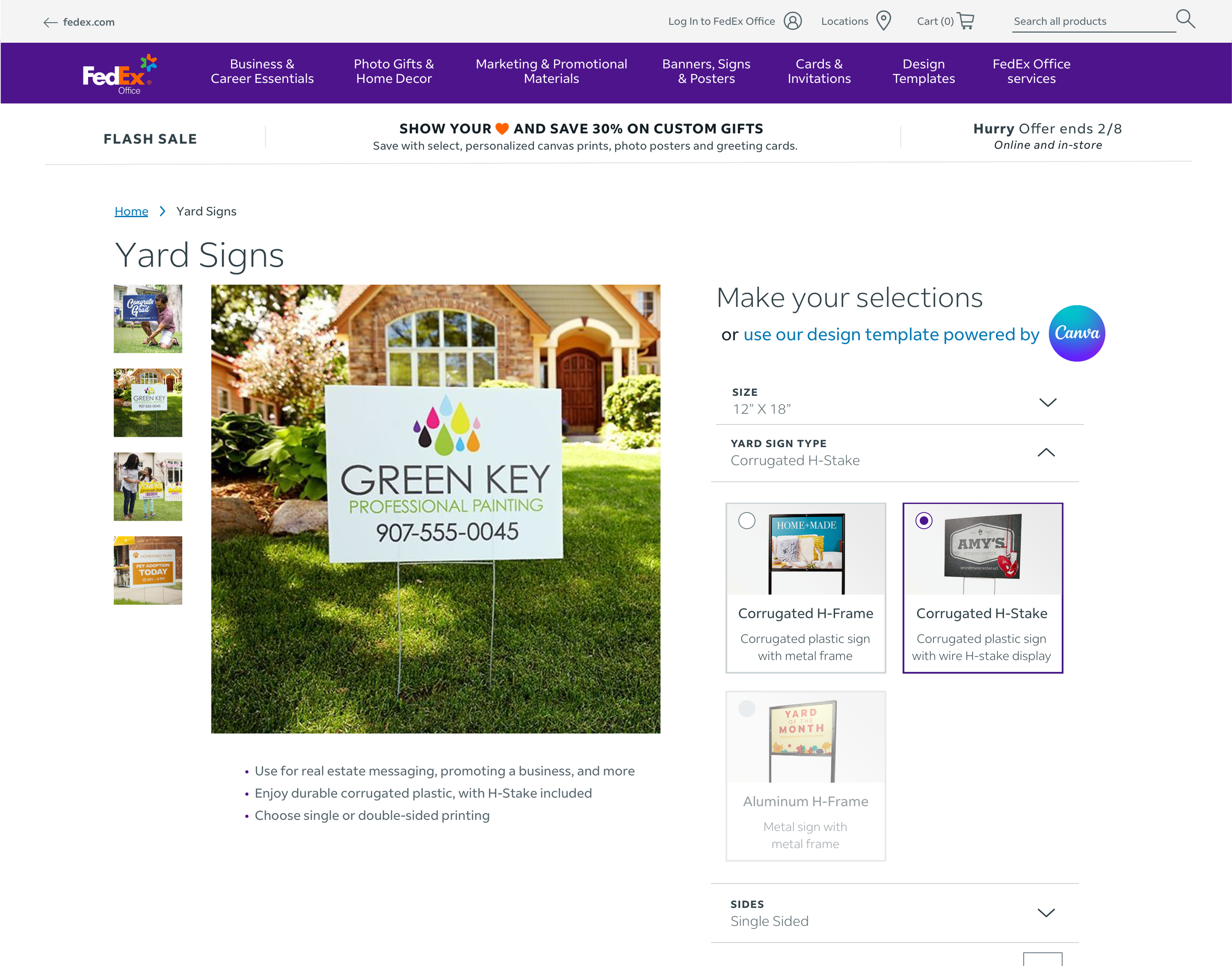 On-page concept