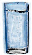 Water in a Clear Glass (Only Drink Allowed)