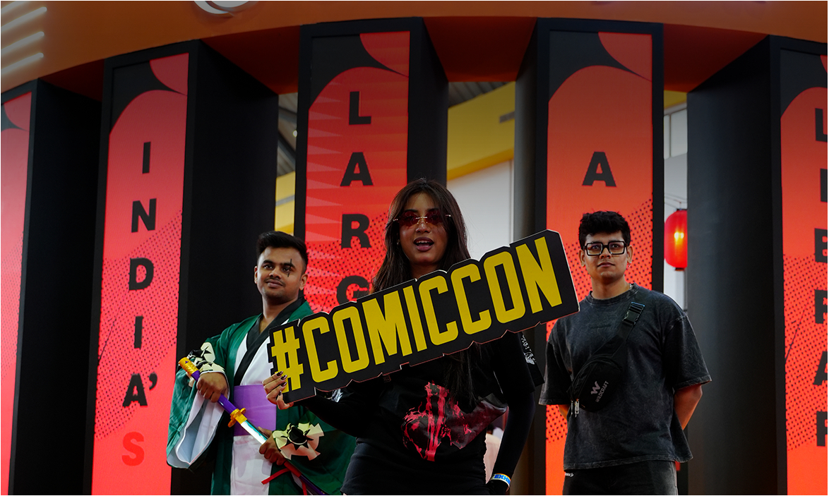 Live experiences at Comic Con India featuring Marvel, DC and WWE