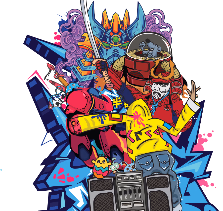 Comic Con India cosplay character illustration