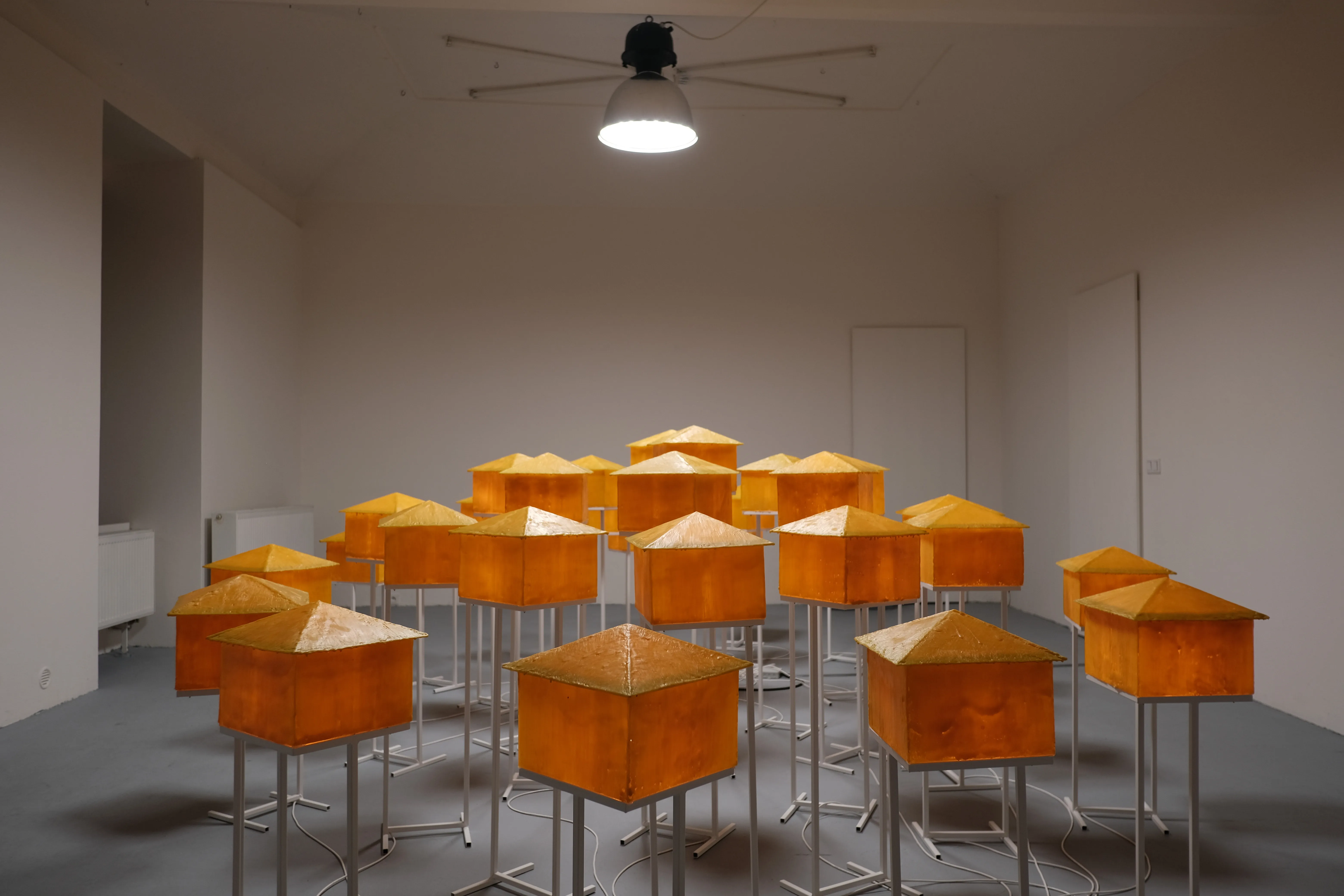 Image from the exhibition The Night of the Fireflies