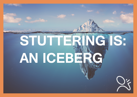 stuttering is an iceberg quote