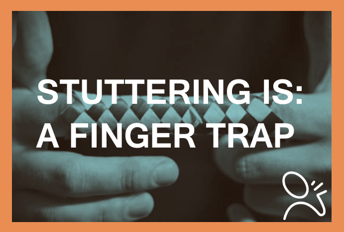 stuttering is a finger trap quote
