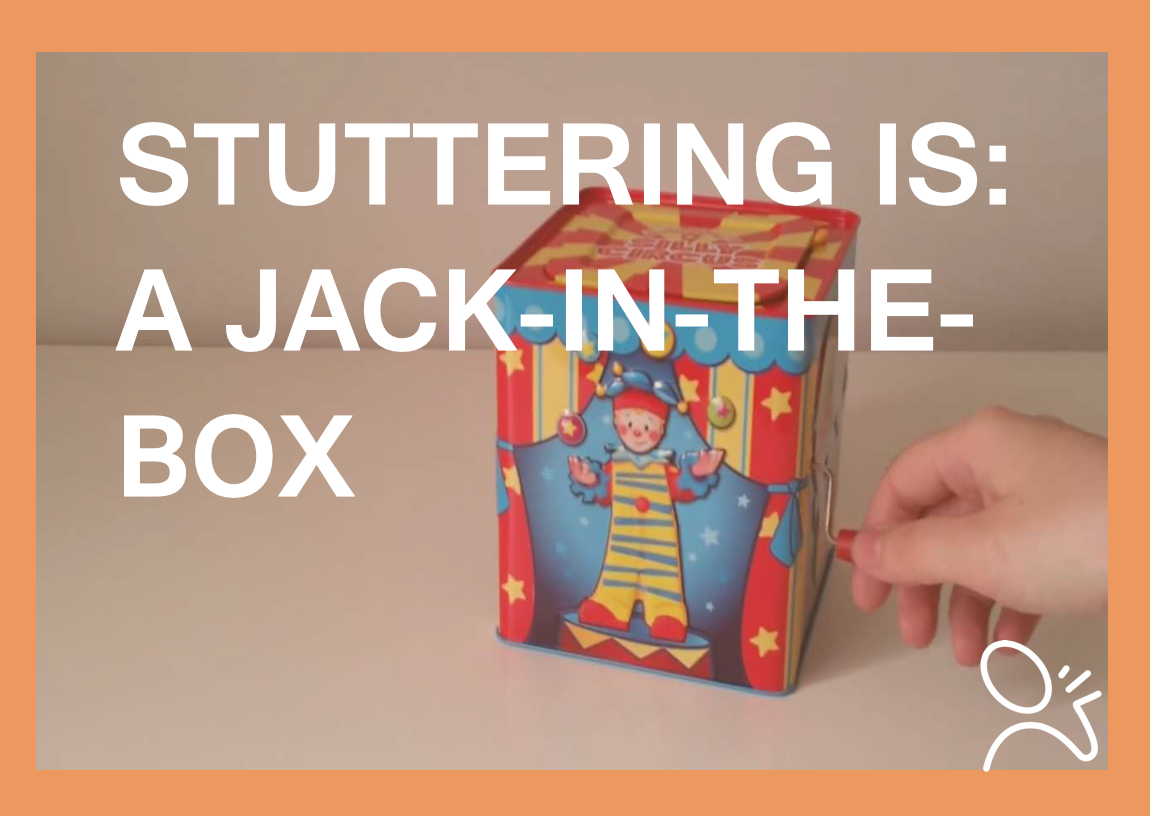 stuttering is a jack in the box quote