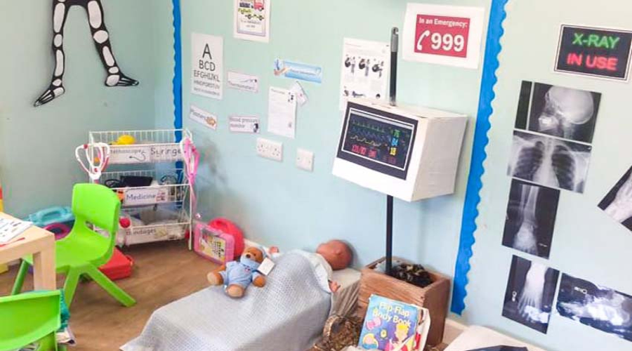 The play area at Kingwood Childcare