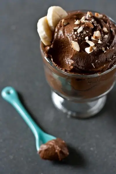 Chocolate avocado pudding