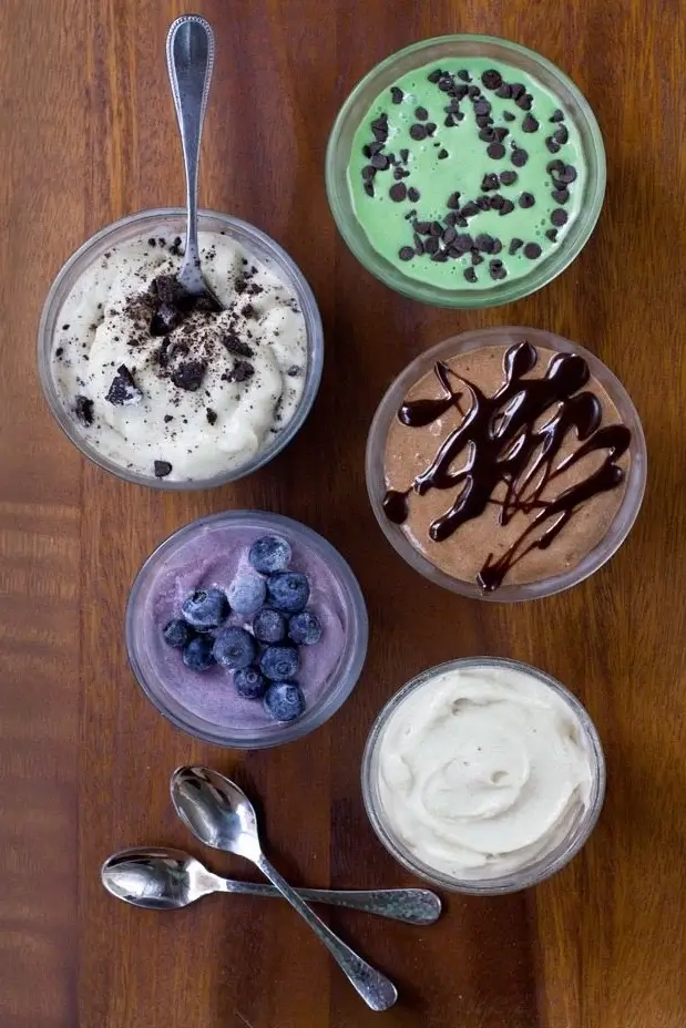 Mint-chocolate “nice” cream