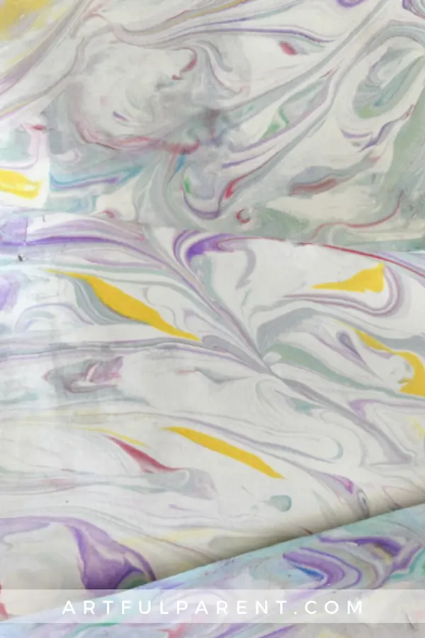 shaving cream mosaic
