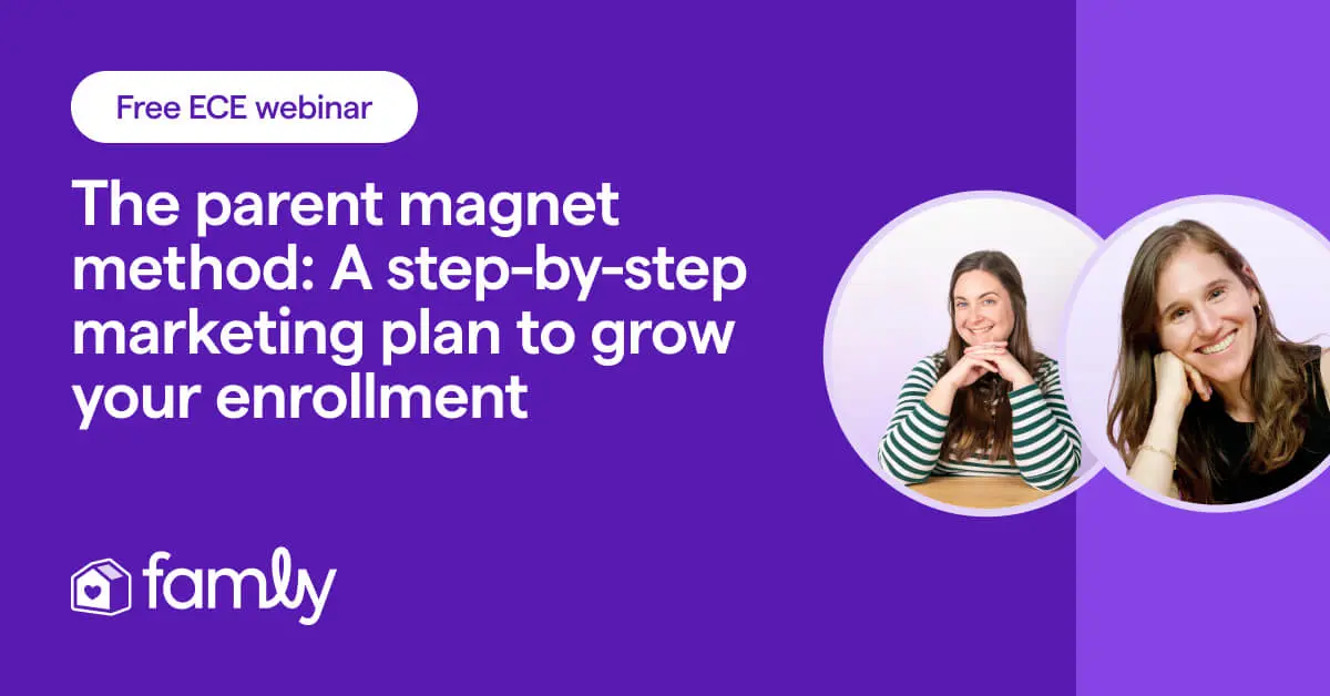 Famly sponsored edWeb webinar on increasing ECE enrollment