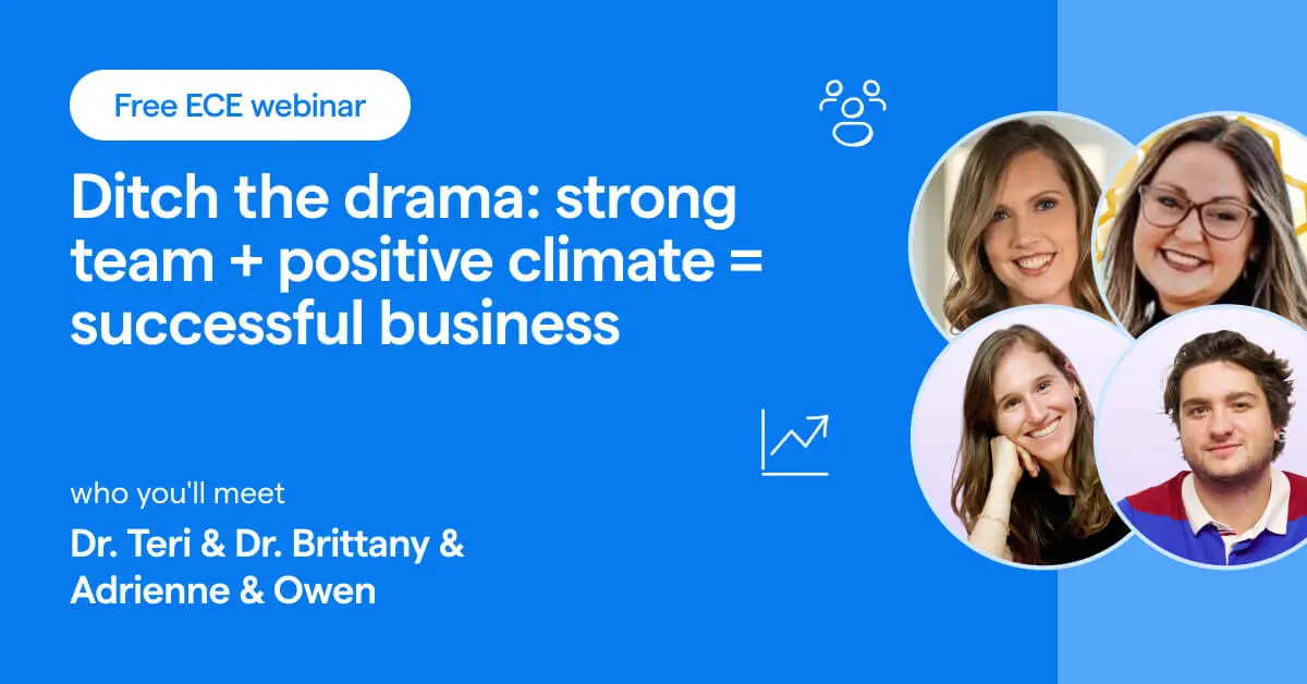Ditch the drama webinar details and images of speakers