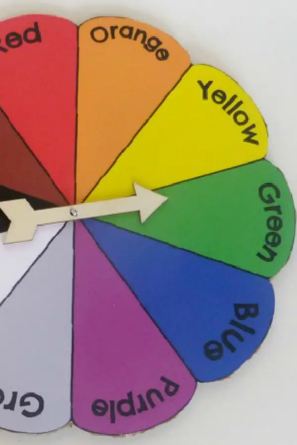 Colourful spinning game