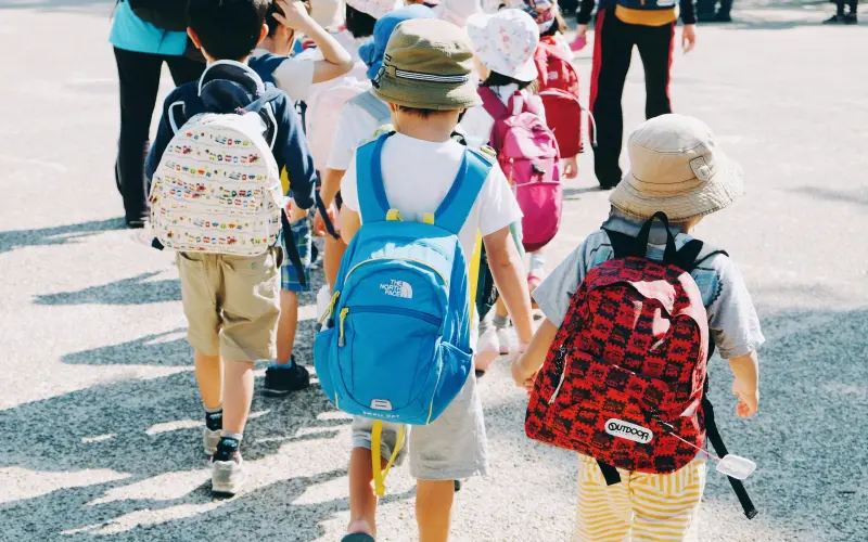 back to school first day of preschool