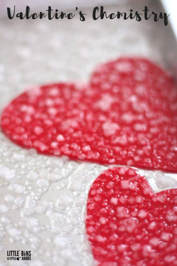 valentines day salt crystal hearts