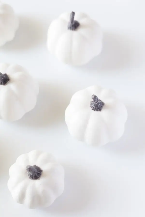 White pumpkins
