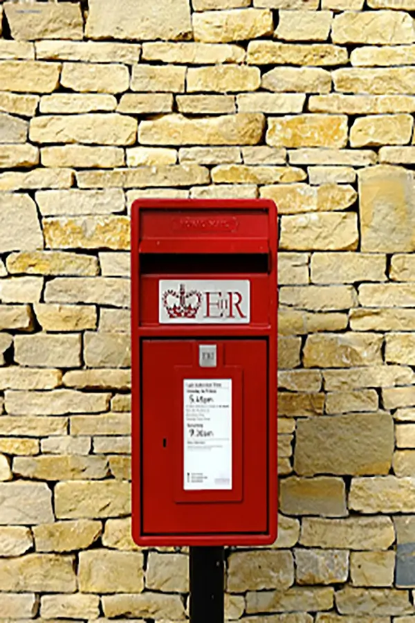 Red postbox