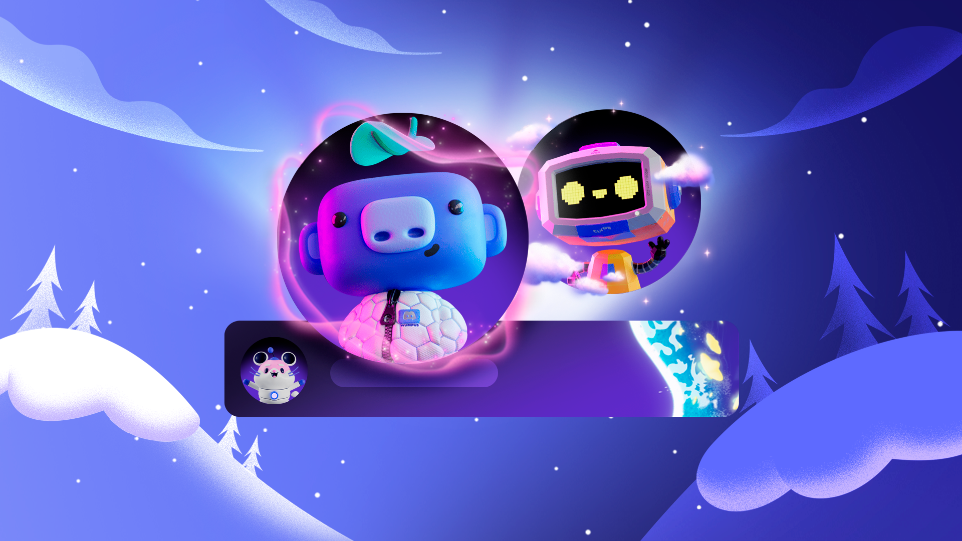 The three decorations on offer for Nitro gifters. 