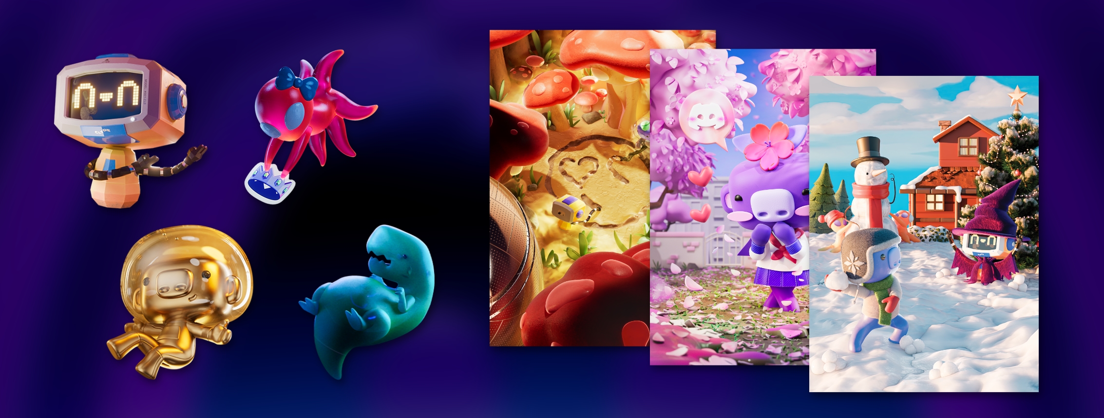 A preview of four emoji and three wallpapers.