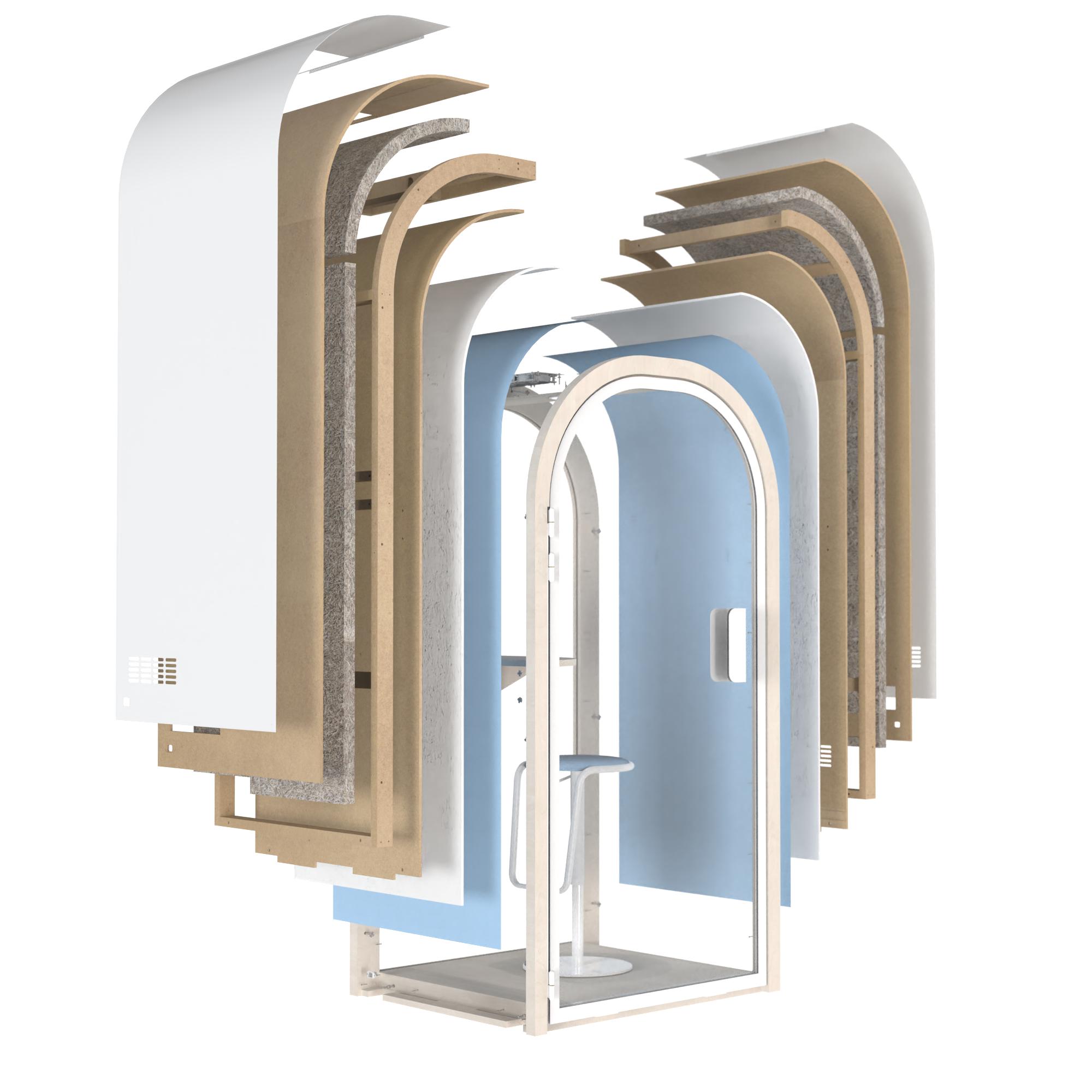 phonebox materiaux