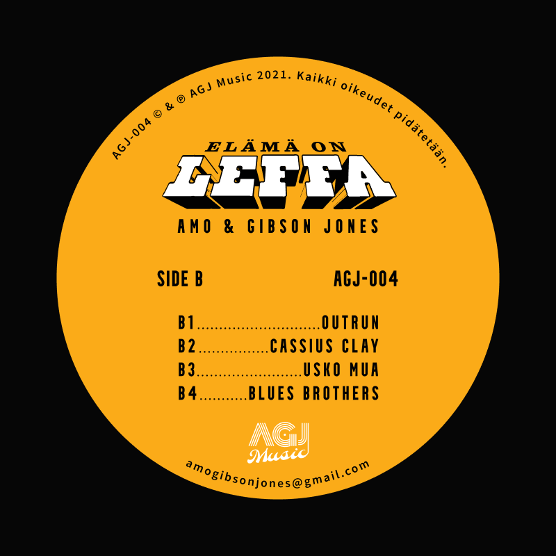 Elämä on leffa vinyl label