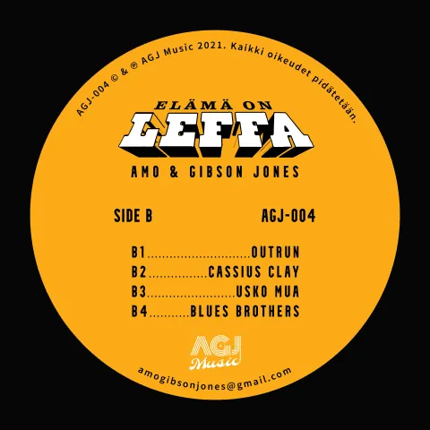 Vinyl label side B