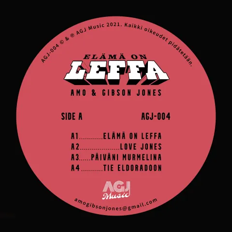 Vinyl label side A